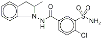RAC インダパミド-D3 化学構造式