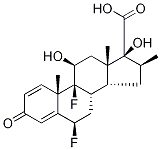 Fluticasone-d3 17-Carboxylic Acid Structure