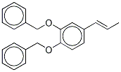 trans--Methyl(3,4-dibenzyloxy)styrene Structure