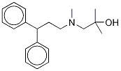 1-[(3,3-Diphenylpropyl)methylamino]-2-methyl-2-propanol-d3 Structure