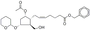 (5Z)-7-[(5-Acetyloxy-2-formyl-3-tetrahydropyranyloxy)cyclopentyl]-5-heptenoic Acid Benzyl Ester|(5Z)-7-[(5-Acetyloxy-2-formyl-3-tetrahydropyranyloxy)cyclopentyl]-5-heptenoic Acid Benzyl Ester