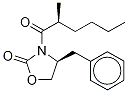 (4S,αS)-4-Benzyl-3-(α-methyl-1-oxohexyl)-2-oxazolidinone-d3 Structure
