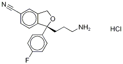 (R)-Didemethyl Citalopram Hydrochloride 结构式