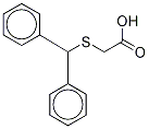 2-[(Diphenylmethyl)thio]acetic Acid-d10