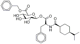 Nateglinide Acyl-β-D-glucuronide Benzyl Ester Structure