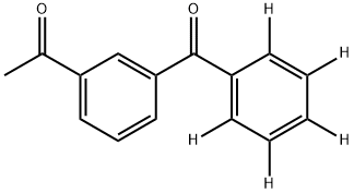 3-Acetylbenzophenone-d5 化学構造式