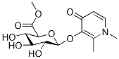 Deferiprone 3-O-β-D-Glucuronide Methyl Ester Structure