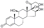 11β,16α,17α,21-Tetrahydroxypregna-1,4-diene-3,20-dione-d3 Structure