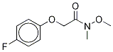 2-(4-Fluorophenoxy-d4)-N-Methoxy-N-Methyl-acetaMide Struktur