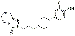 4'-Hydroxy Trazodone-d6 Structure