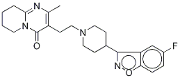5-Fluoro Risperidone-d4 Struktur