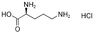 L-Ornithine-13C5,15N2 Hydrochloride Struktur