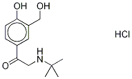 SalbutaMon-d9 Hydrochloride Struktur
