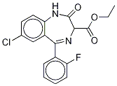 Ethyl Loflazepate-d5 Struktur