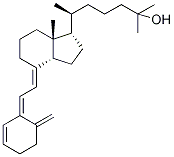3-Dehydroxy-3-ene-25-ol VitaMin D3-d6 Structure
