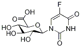 5-Fluorouracil-13C,15N2 N-β-D-Glucuronide Structure