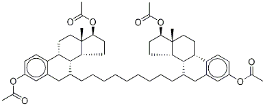 Fulvestrant IMpurity D Tetraacetate Struktur