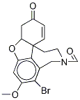 rac-(4aα)-4a,5,9,10,11,12-Hexahydro-1-broMo-3-Methoxy]-11-forMyl-6H-benzofuran[3a,3,2-e,f][2]benzazepin-6-one Struktur