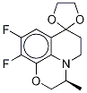 (S)-9,10-Difluoro-3-methyl-2,3,5,6-tetrahydro-7,7-O-ethylidene-7H-pyrido[1,2,3-de]-1,4-benzoxazin-7,7-diol Structure