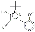 2-(5-Amino-1-tert-butyl-4-cyano)methoxyphenyl Structure