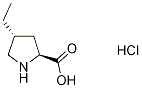 (2S,4R)-4-Ethyl-L-proline Hydrochloride Structure