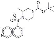 1-(5-Isoquinolinesulfonyl)-4-tert-butyloxycarbonyl-2-methylpiperazine Structure