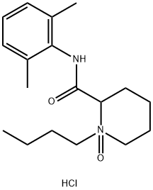 Bupivacaine N-Oxide Hydrochloride Salt Structure