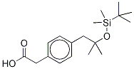 rac 2-(tert-Butyldimethylsilyloxy)-α-desmethyl Ibuprofen-d6 Structure
