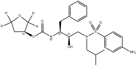 AMPRENAVIR-D4, 1217661-20-5, 结构式