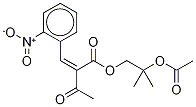 2-(2-Nitrobenzylidene)-3-oxobutanoic Acid, 2-Acetoxy-2-methylpropyl Ester-D6 Structure