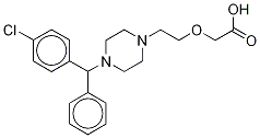 Cetirizine-D8, Dihydrochloride,,结构式