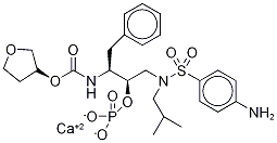 Fosamprenavir-D4 Calcium Salt 化学構造式