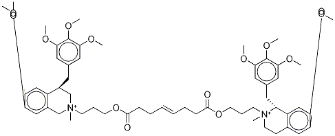 rac Mivacurium Chloride-13C4 Structure