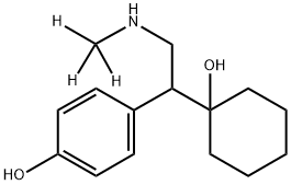 D,L N,O-Didesmethylvenlafaxine-d3, 1189468-67-4, 结构式