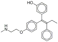 N-Desmethyl Droloxifene-d5 Struktur