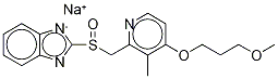 Rabeprazole-d3 Sodium Salt Structure