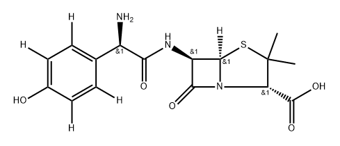 Zamocillin-d4, 2673270-36-3, 结构式