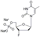 3’-Deoxy-3’-fluorothymidine-5’-monophosphate Disodium Salt Structure
