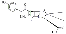 Amoxicillin-13C2,15N(Mixture of Diastereomers) see A634238 and A634237 Structure
