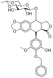 4’-O-Benzyl 3’-O-Desmethyl Etoposide Structure