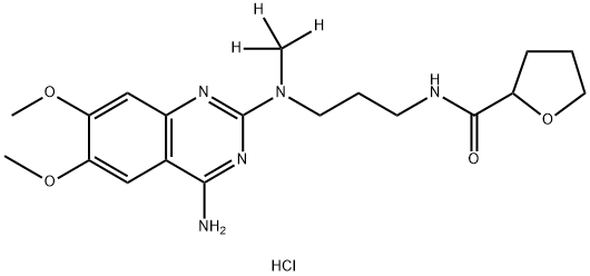 Alfuzosin-d3 Hydrochloride, 1216383-97-9, 结构式