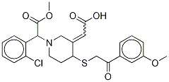 trans-Clopidogrel-MP-13C,d3 Derivative
(Mixture of Diastereomers) Structure