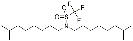 N,N-Bis(7-methyloctanyl)trifluoromethane Sulfonamide Structure