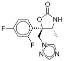 (4R,5R)-5-(2,4-Difluorophenyl)-4-methyl-5-(1H-1,2,4-triazol-1-ylmethyl)-2-oxazolidinone-d3 Structure