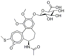 3-Demethyl Thiocolchicine-d3 3-O-β-D-Glucuronide Struktur