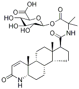 Finasteride Carboxylic Acid Acyl-β-D-glucuronide Structure