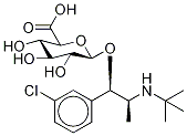 rac erythro-Dihydro Bupropion β-D-Glucuronide Structure