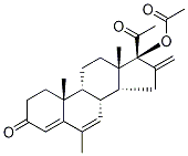 Melengestrol Acetate-d3, , 结构式