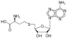 S-(5-Adenosyl)-L-homocysteine-13C5, , 结构式