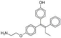 (E)-N,N-DidesMethyl-4-hydroxy TaMoxifen, 1394929-55-5, 结构式